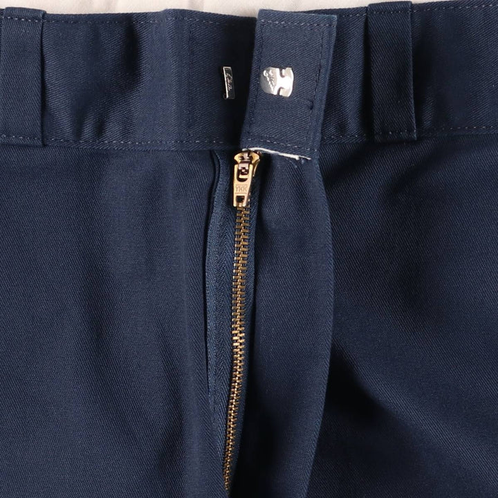 Dickies work shorts, men's size W29 (approx.) polyester navy blue type Vintage Second Hand