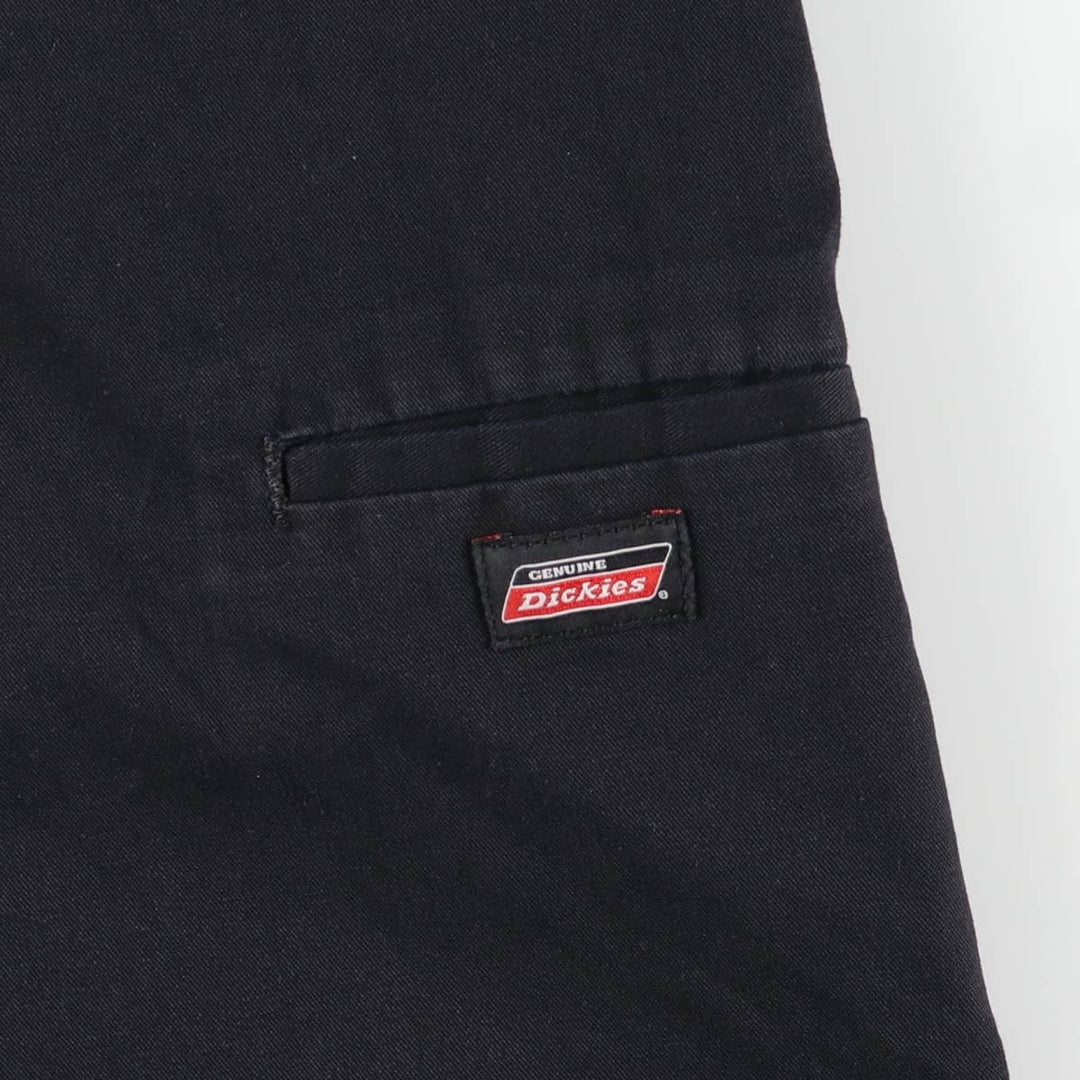 Dickies Work Shorts, Half Pants, Men's, W34 equivalent polyester black type Vintage Second Hand