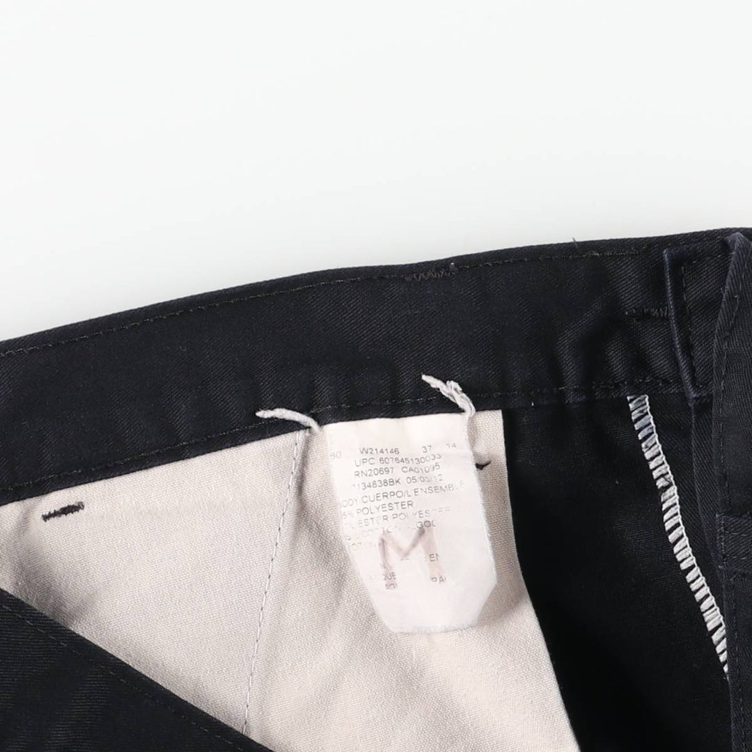 Dickies Work Shorts, Half Pants, Men's, W34 equivalent polyester black type Vintage Second Hand