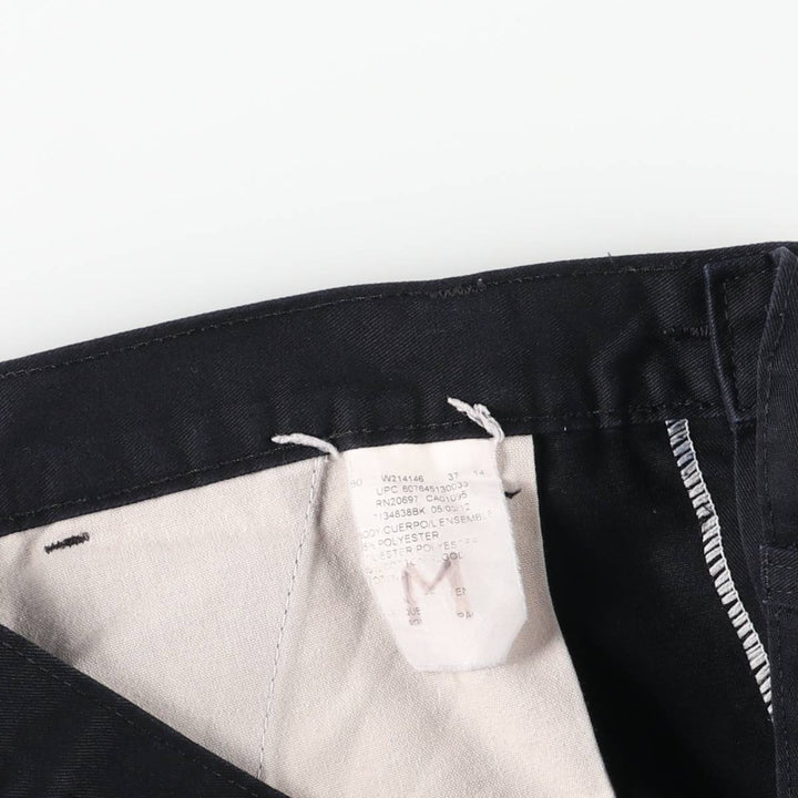 Dickies Work Shorts, Half Pants, Men's, W34 equivalent polyester black type Vintage Second Hand