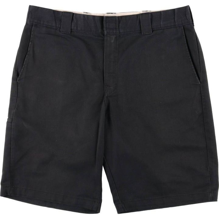 Dickies Relaxed Fit Work Shorts, Half Pants, Men's, W37 equivalent polyester black type Vintage Second Hand