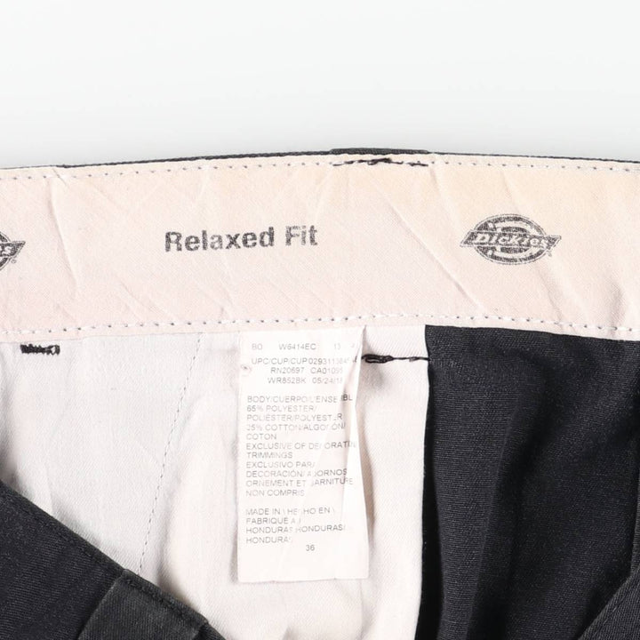Dickies Relaxed Fit Work Shorts, Half Pants, Men's, W37 equivalent polyester black type Vintage Second Hand