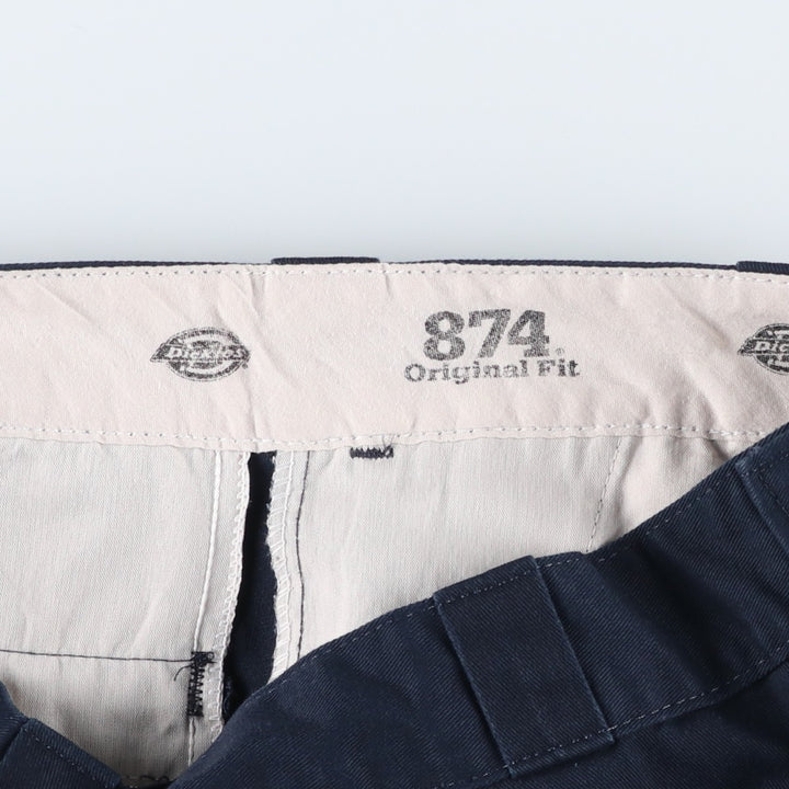 Dickies 874 Original Fit Work Pants, Men's, Size W35 unclear navy blue type Vintage Second Hand