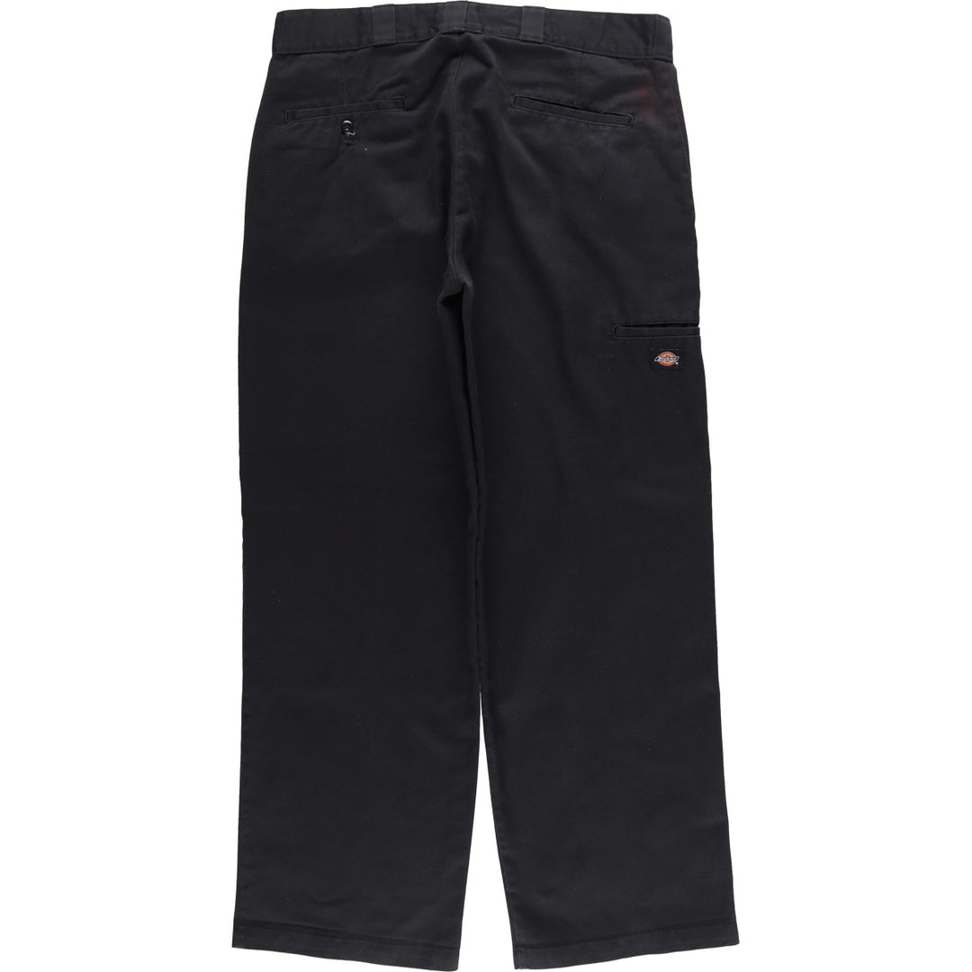 Dickies Loose Fit Work Pants, Men's, Size 36 polyester black type Vintage Second Hand