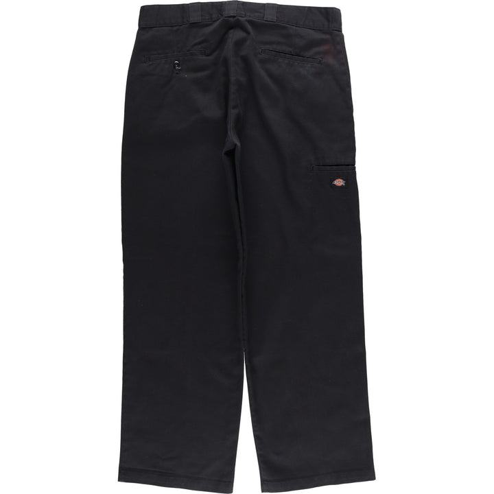 Dickies Loose Fit Work Pants, Men's, Size 36 polyester black type Vintage Second Hand