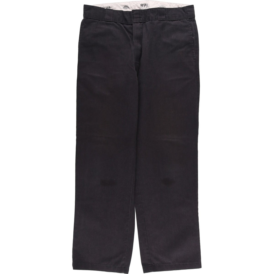Dickies 874 Original Fit Work Pants, Men's, Size W35 polyester black type Vintage Second Hand