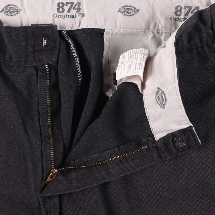 Dickies 874 Original Fit Work Pants, Men's, Size W35 polyester black type Vintage Second Hand