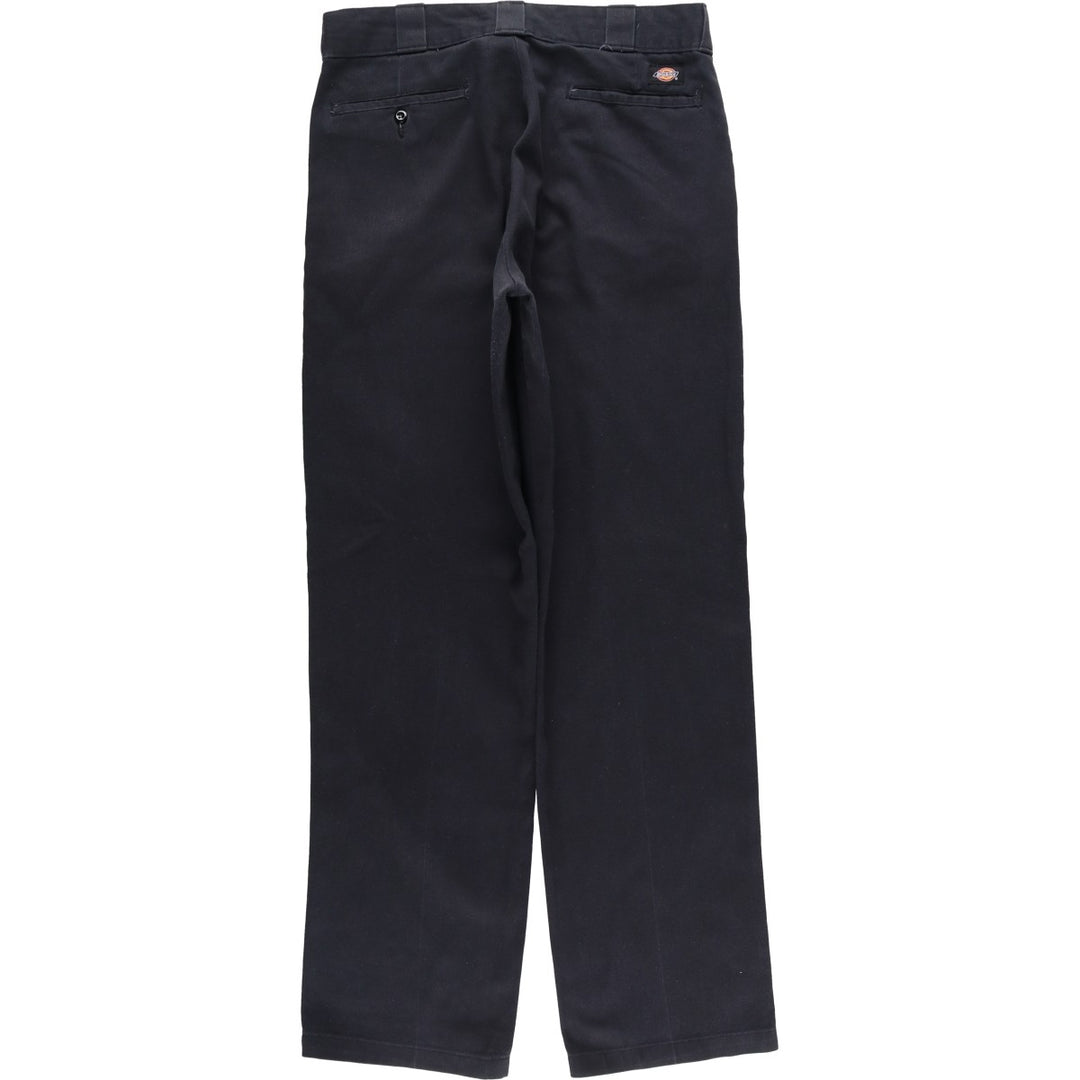Dickies 874 FLEX ORIGINAL FIT Work Pants, Men's, Size 34 (approx.) polyester black type Vintage Second Hand