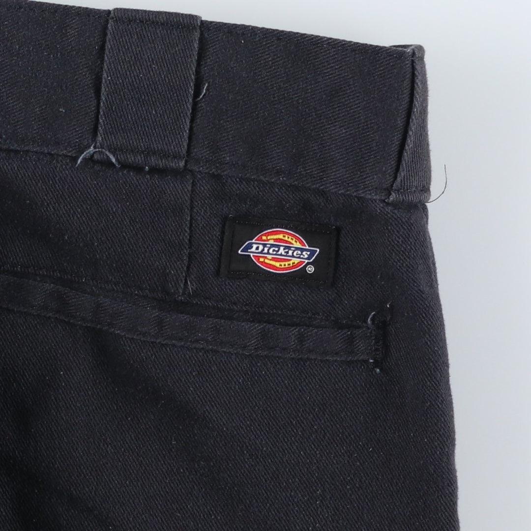 Dickies 874 FLEX ORIGINAL FIT Work Pants, Men's, Size 34 (approx.) polyester black type Vintage Second Hand
