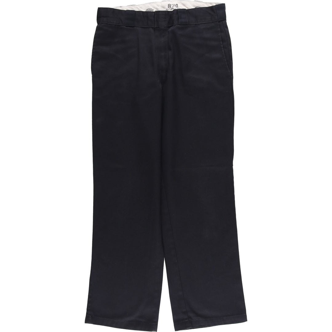 Dickies 874 Original Fit Work Pants, Men's, Size W31 polyester black type Vintage Second Hand