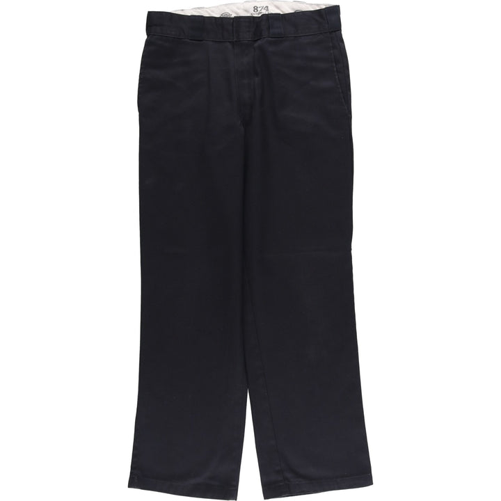 Dickies 874 Original Fit Work Pants, Men's, Size W31 polyester black type Vintage Second Hand