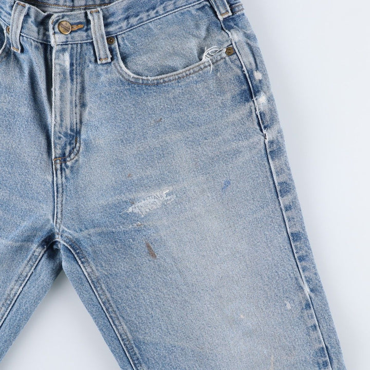 Carhartt Relaxed Fit Tapered Denim Pants for Men, W33 equivalent cotton blue type Vintage Second Hand