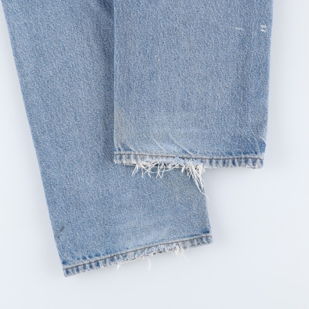 Carhartt Relaxed Fit Tapered Denim Pants for Men, W33 equivalent cotton blue type Vintage Second Hand