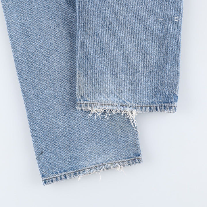 Carhartt Relaxed Fit Tapered Denim Pants for Men, W33 equivalent cotton blue type Vintage Second Hand