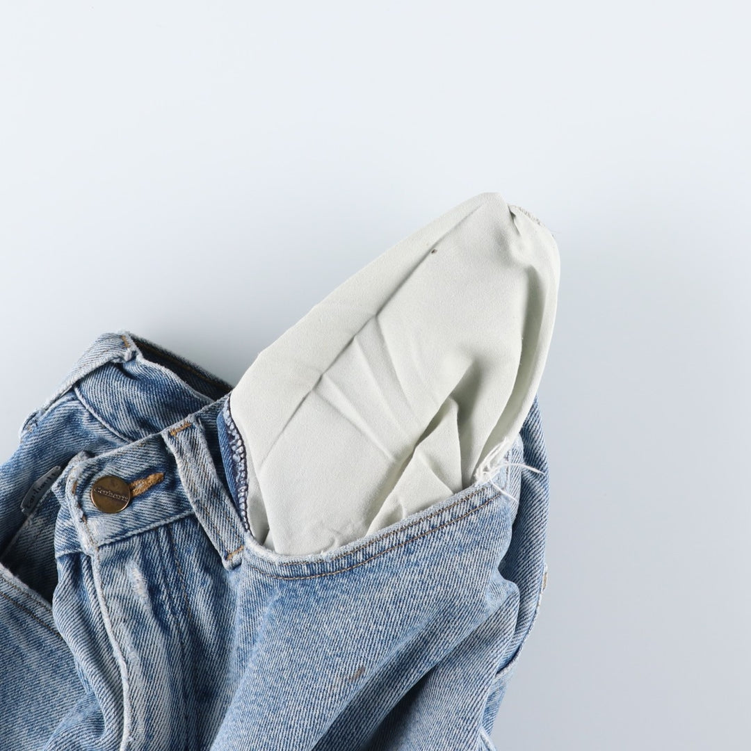 Carhartt Relaxed Fit Tapered Denim Pants for Men, W33 equivalent cotton blue type Vintage Second Hand