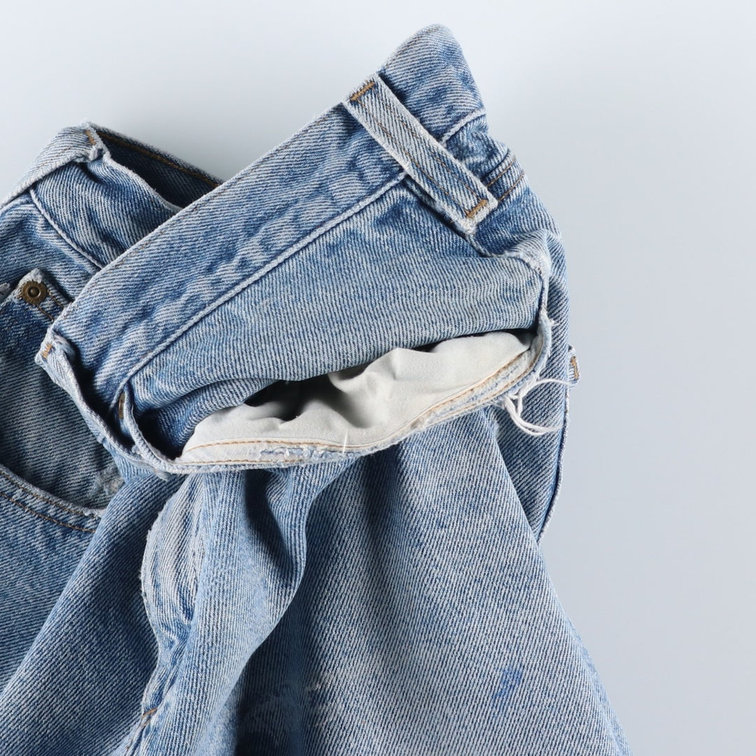 Carhartt Relaxed Fit Tapered Denim Pants for Men, W33 equivalent cotton blue type Vintage Second Hand