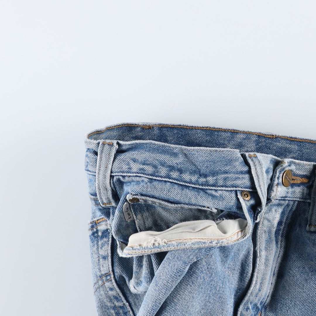 Carhartt Relaxed Fit Tapered Denim Pants for Men, W33 equivalent cotton blue type Vintage Second Hand
