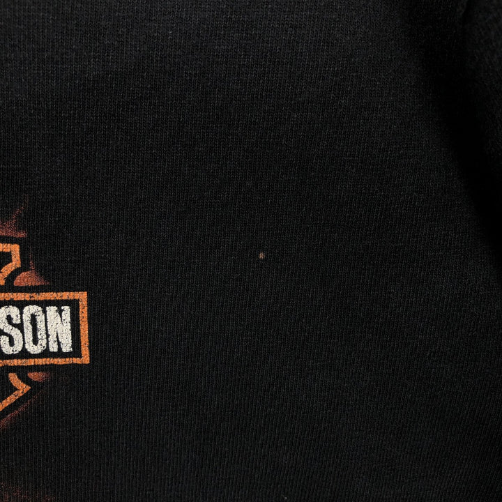 Harley-Davidson Motorcycle Bike T-shirt, Men's Size L cotton black type Vintage Second Hand