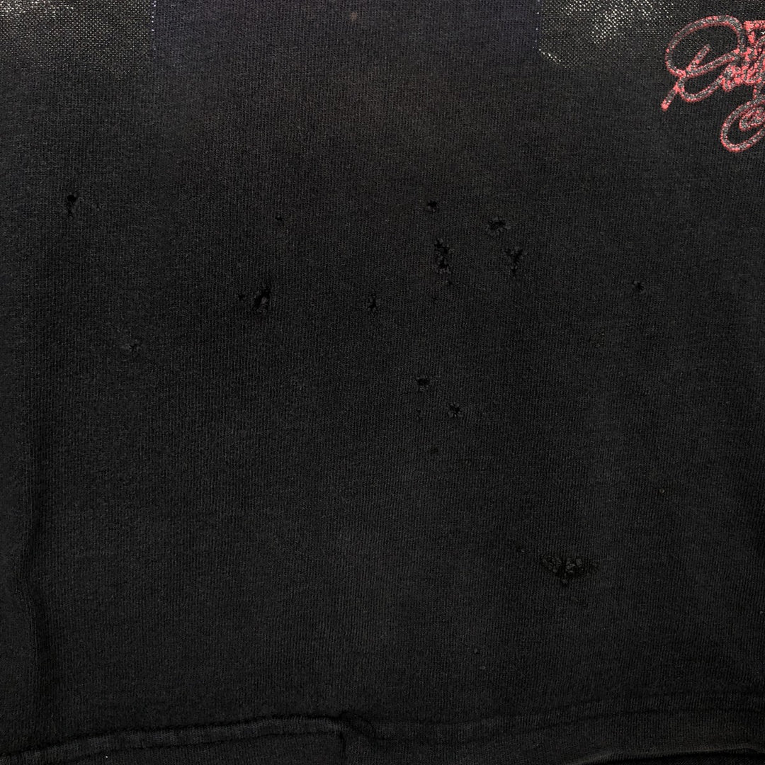 Vintage 90'S Nutmeg print T-shirt, Made in USA, Men's Size L cotton black type Vintage Second Hand