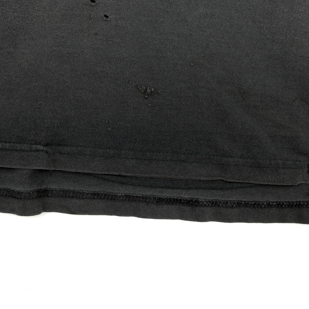 Vintage 90'S Nutmeg print T-shirt, Made in USA, Men's Size L cotton black type Vintage Second Hand