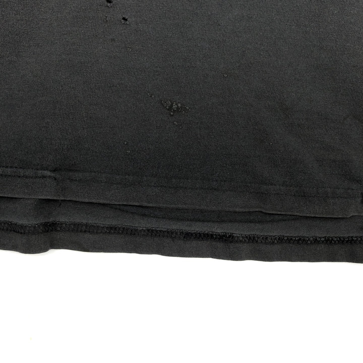 Vintage 90'S Nutmeg print T-shirt, Made in USA, Men's Size L cotton black type Vintage Second Hand