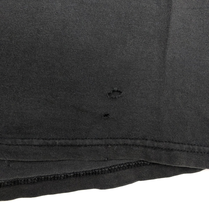 Vintage 90'S Nutmeg print T-shirt, Made in USA, Men's Size L cotton black type Vintage Second Hand