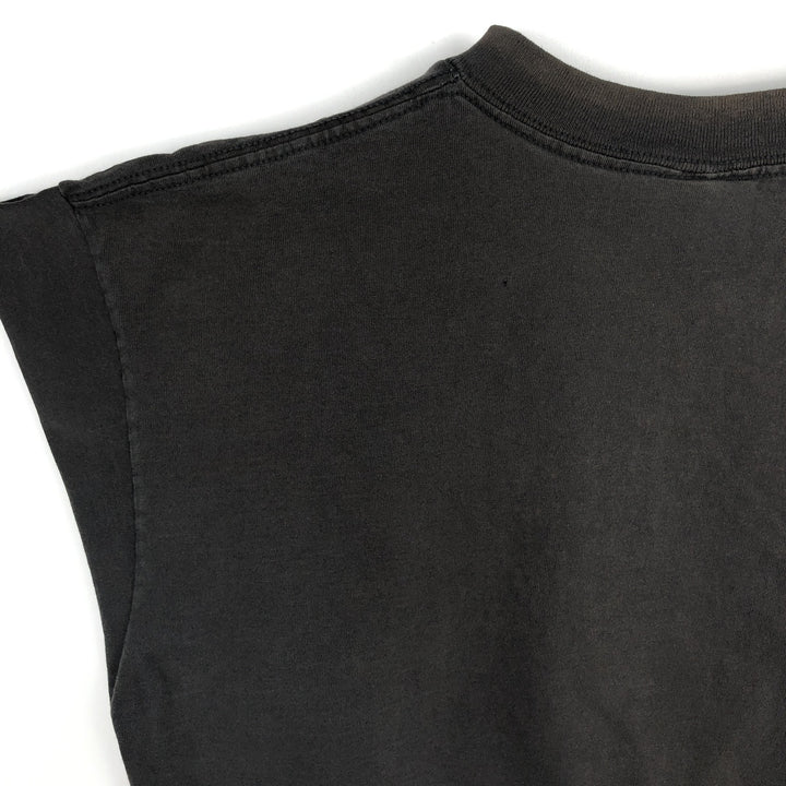 Vintage 90'S Nutmeg print T-shirt, Made in USA, Men's Size L cotton black type Vintage Second Hand
