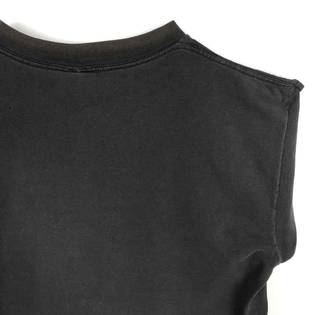 Vintage 90'S Nutmeg print T-shirt, Made in USA, Men's Size L cotton black type Vintage Second Hand