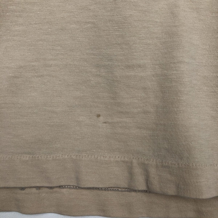 Town Craft Fish Print Animal T-Shirt, Made in USA, Men's Size L cotton unbleached Vintage Second Hand