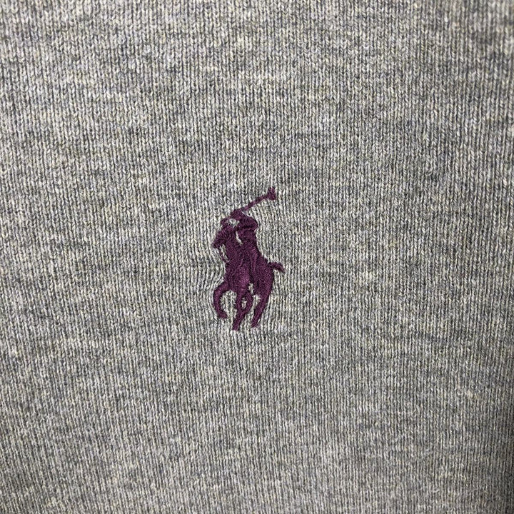 Ralph Lauren POLO by Ralph Lauren Cotton Knit Sweater Men's XL Supima Cotton gray type Vintage Second Hand