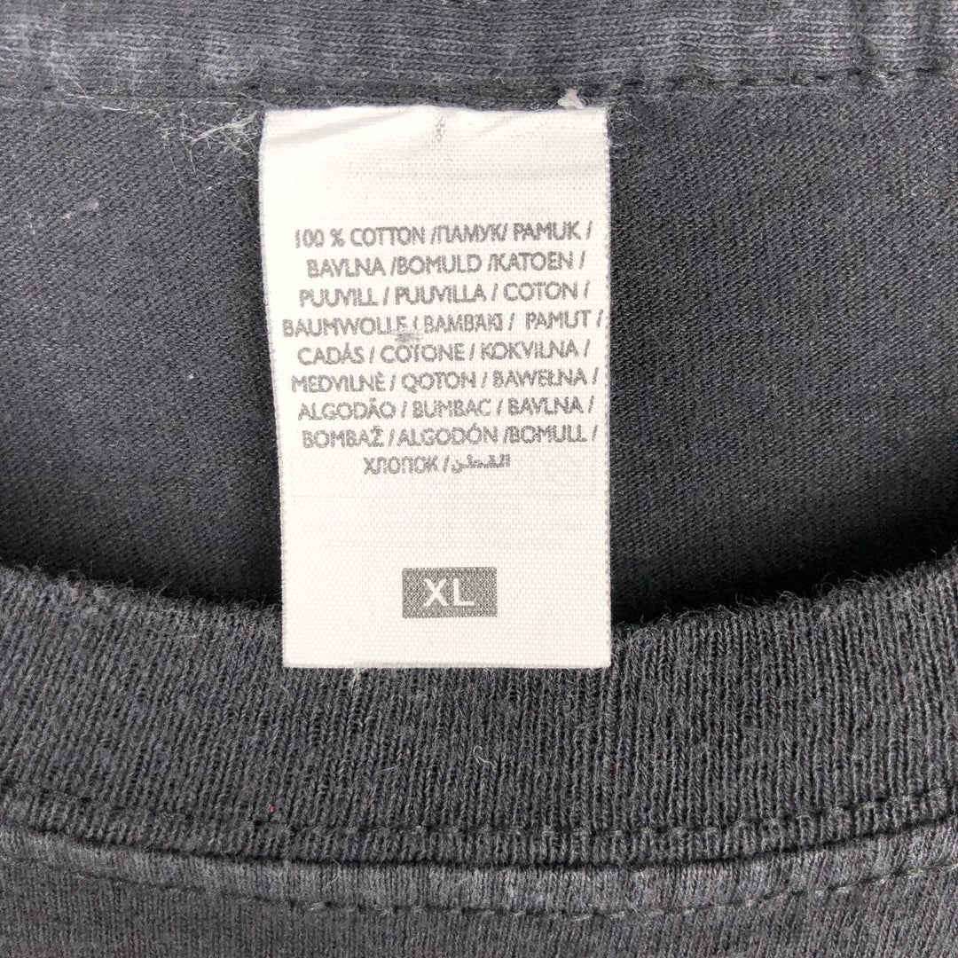 IRON MAIDEN Iron Maiden Band T-shirt Band T Men's XL size cotton black type Vintage Second Hand