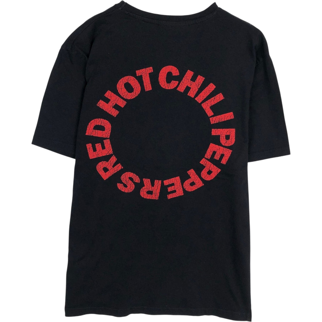 RED HOT CHILI PEPPERS Red Hot Chili Peppers Band T-shirt Band T Men's XL equivalent unclear black type Vintage Second Hand