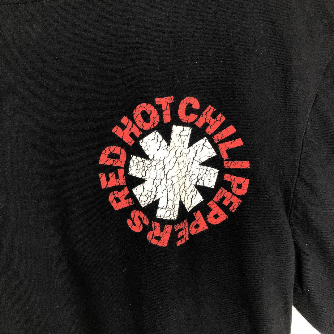 RED HOT CHILI PEPPERS Red Hot Chili Peppers Band T-shirt Band T Men's XL equivalent unclear black type Vintage Second Hand