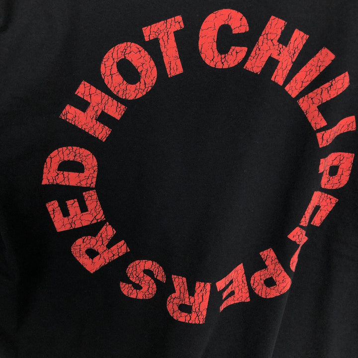 RED HOT CHILI PEPPERS Red Hot Chili Peppers Band T-shirt Band T Men's XL equivalent unclear black type Vintage Second Hand