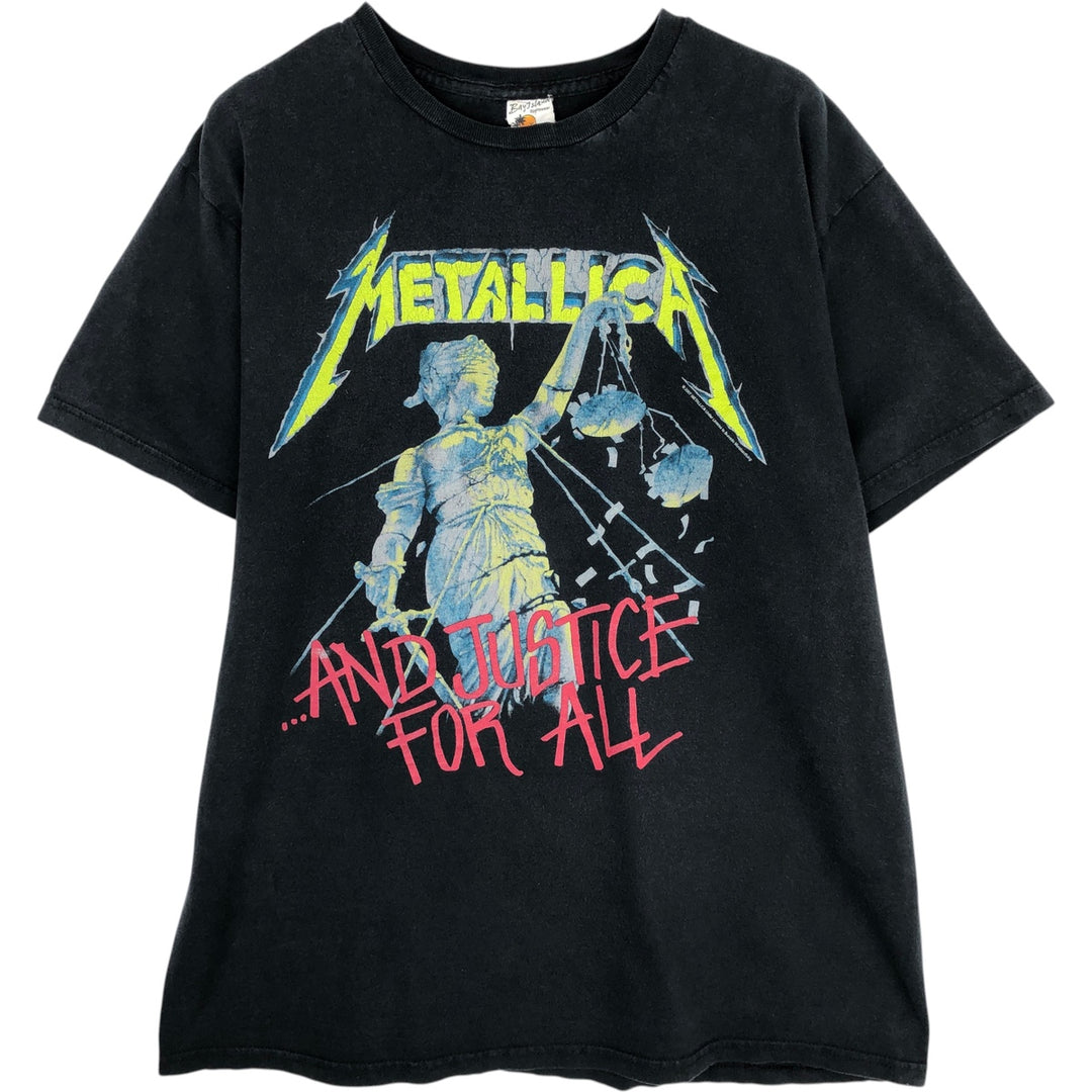 BAY ISLAND Metallica Band T-Shirt, Men's XL cotton black type Vintage Second Hand