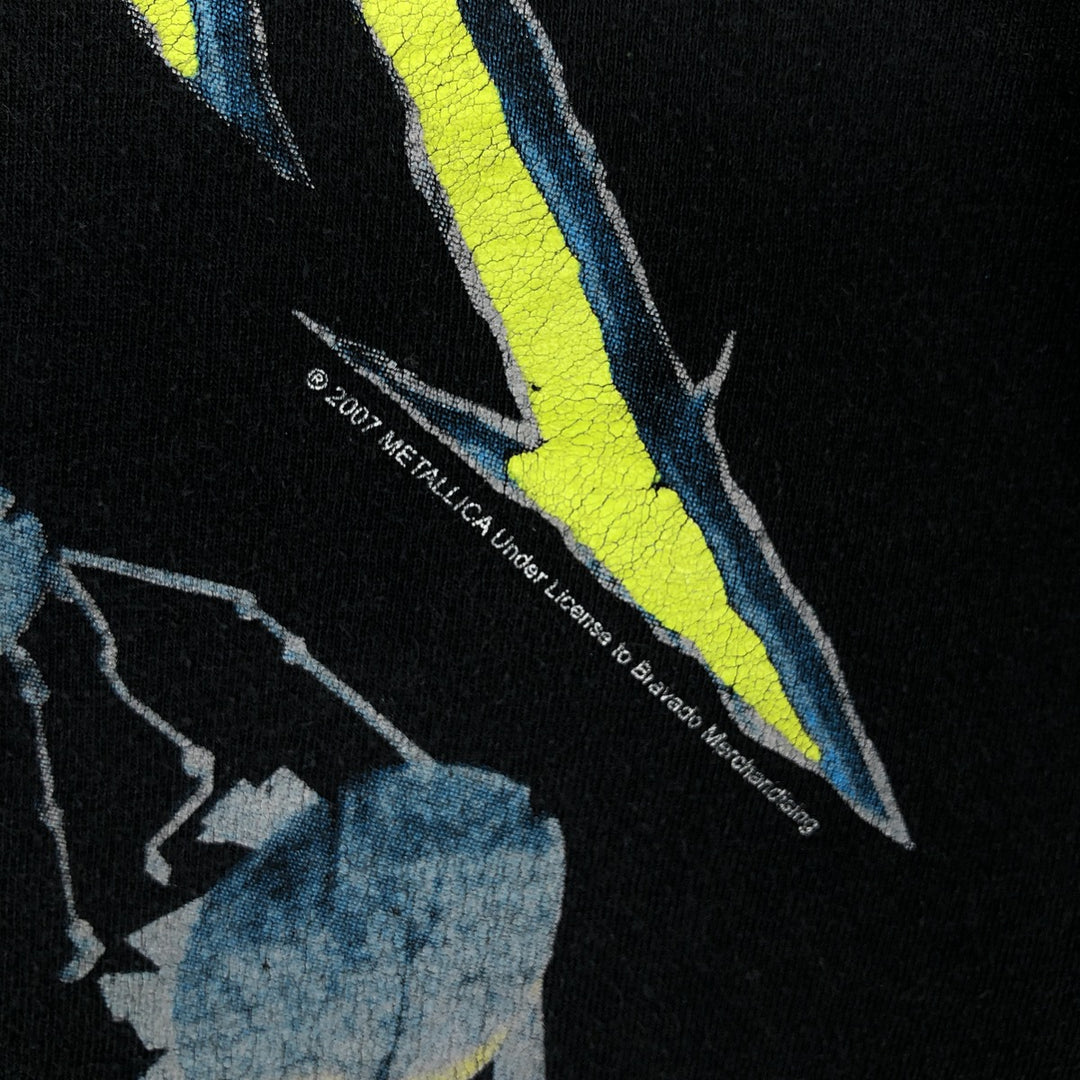 BAY ISLAND Metallica Band T-Shirt, Men's XL cotton black type Vintage Second Hand