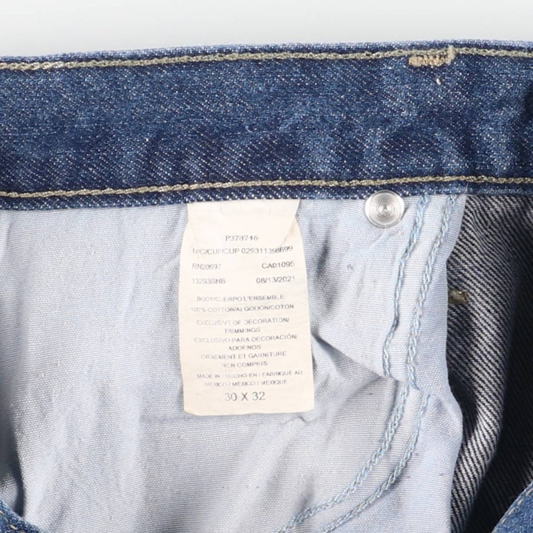 Dickies Straight Denim Pants for Men, W32 equivalent cotton blue type Vintage Second Hand