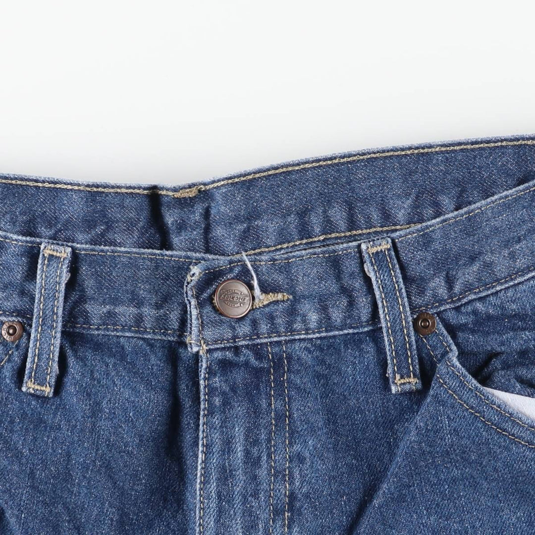 Dickies Straight Denim Pants for Men, W32 equivalent cotton blue type Vintage Second Hand