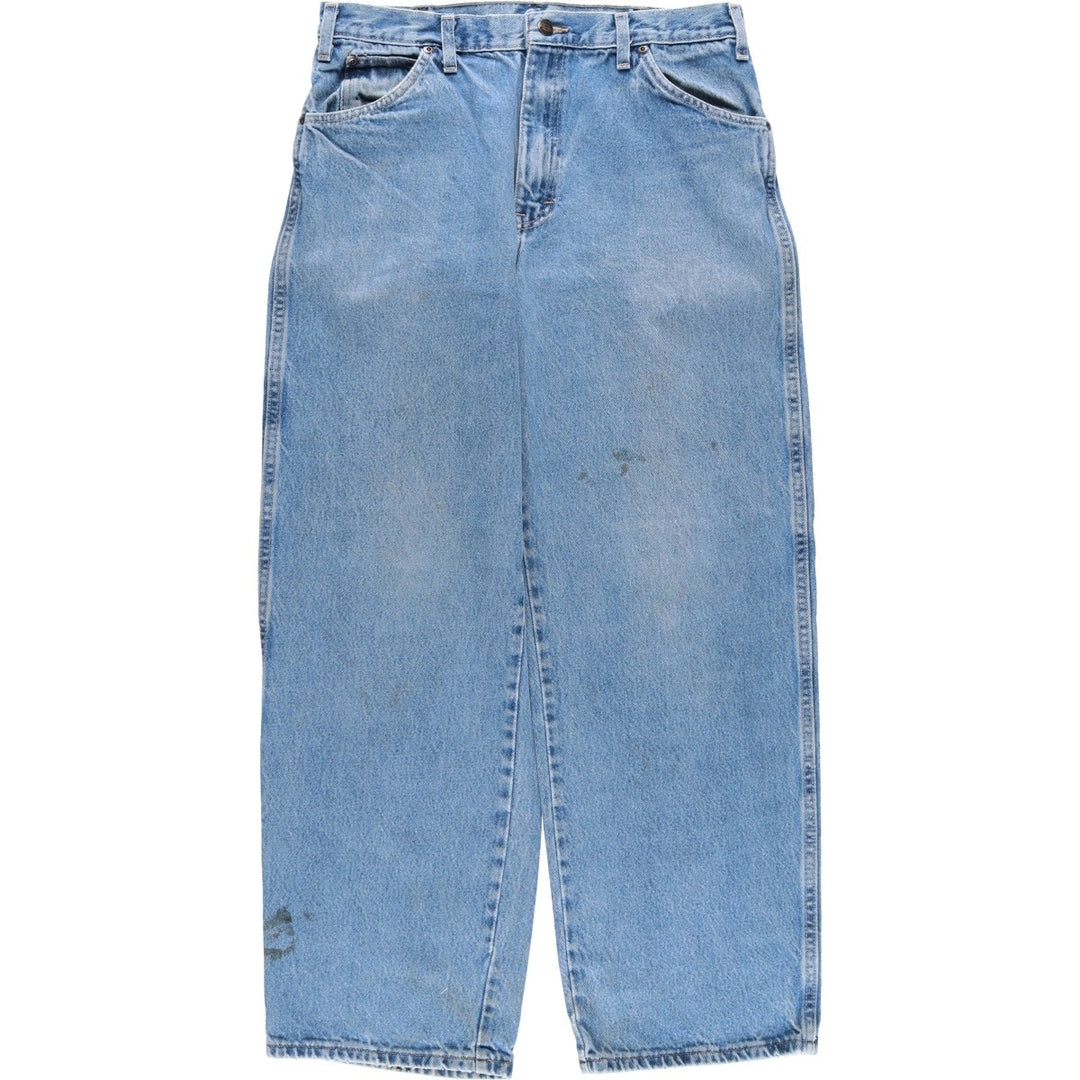 Dickies Straight Denim Pants for Men, W34 equivalent cotton blue type Vintage Second Hand