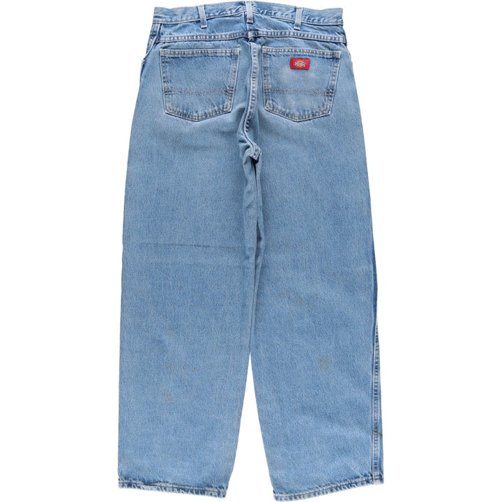 Dickies Straight Denim Pants for Men, W34 equivalent cotton blue type Vintage Second Hand