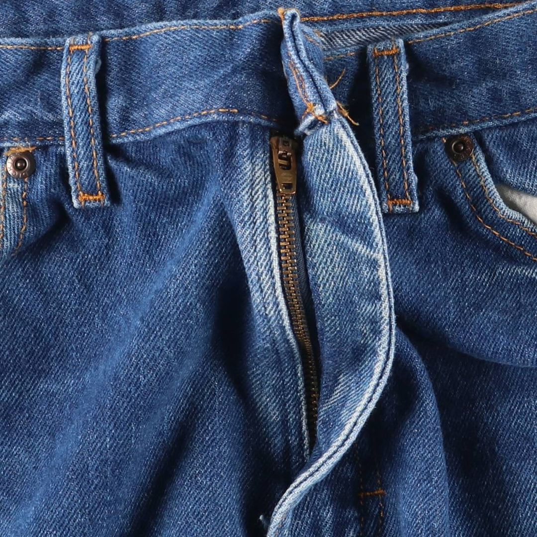 Dickies logo patch straight denim pants, men's size W34 cotton blue type Vintage Second Hand