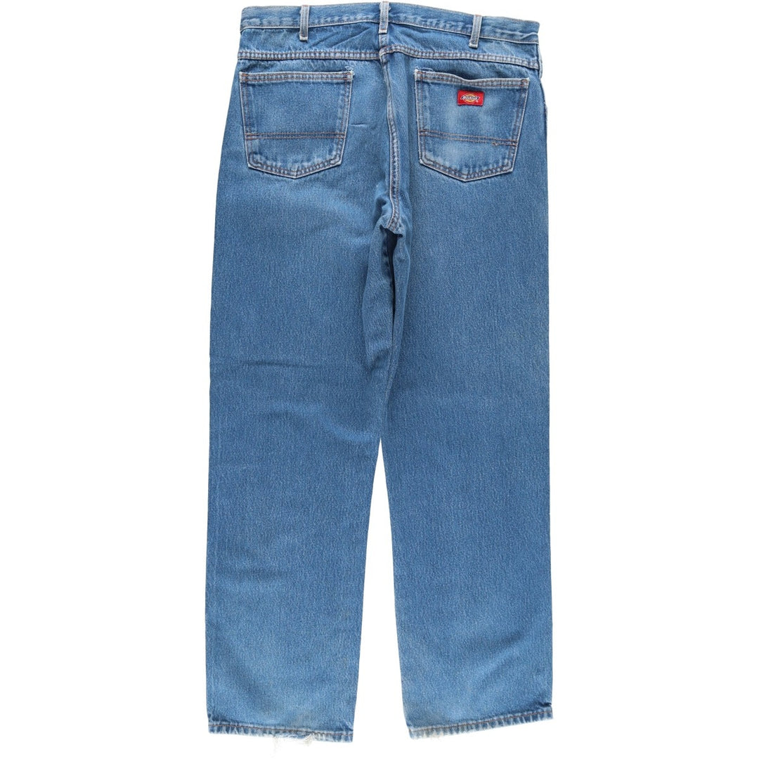 Dickies Regular Fit Straight Denim Pants, Men's, Size 38 cotton blue type Vintage Second Hand