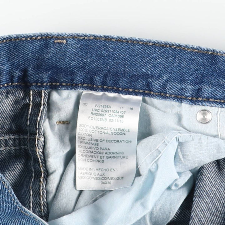 Dickies Men's Straight Denim Pants, Size W36 cotton blue type Vintage Second Hand