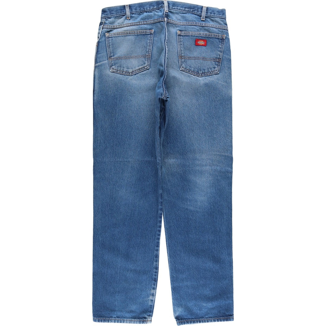 Dickies Men's Straight Denim Pants, Size W36 cotton blue type Vintage Second Hand