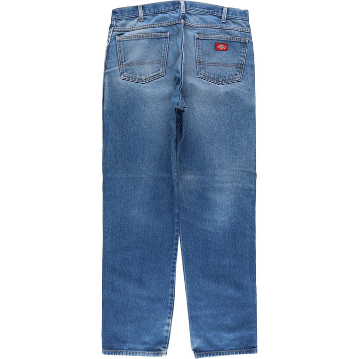 Dickies Men's Straight Denim Pants, Size W36 cotton blue type Vintage Second Hand