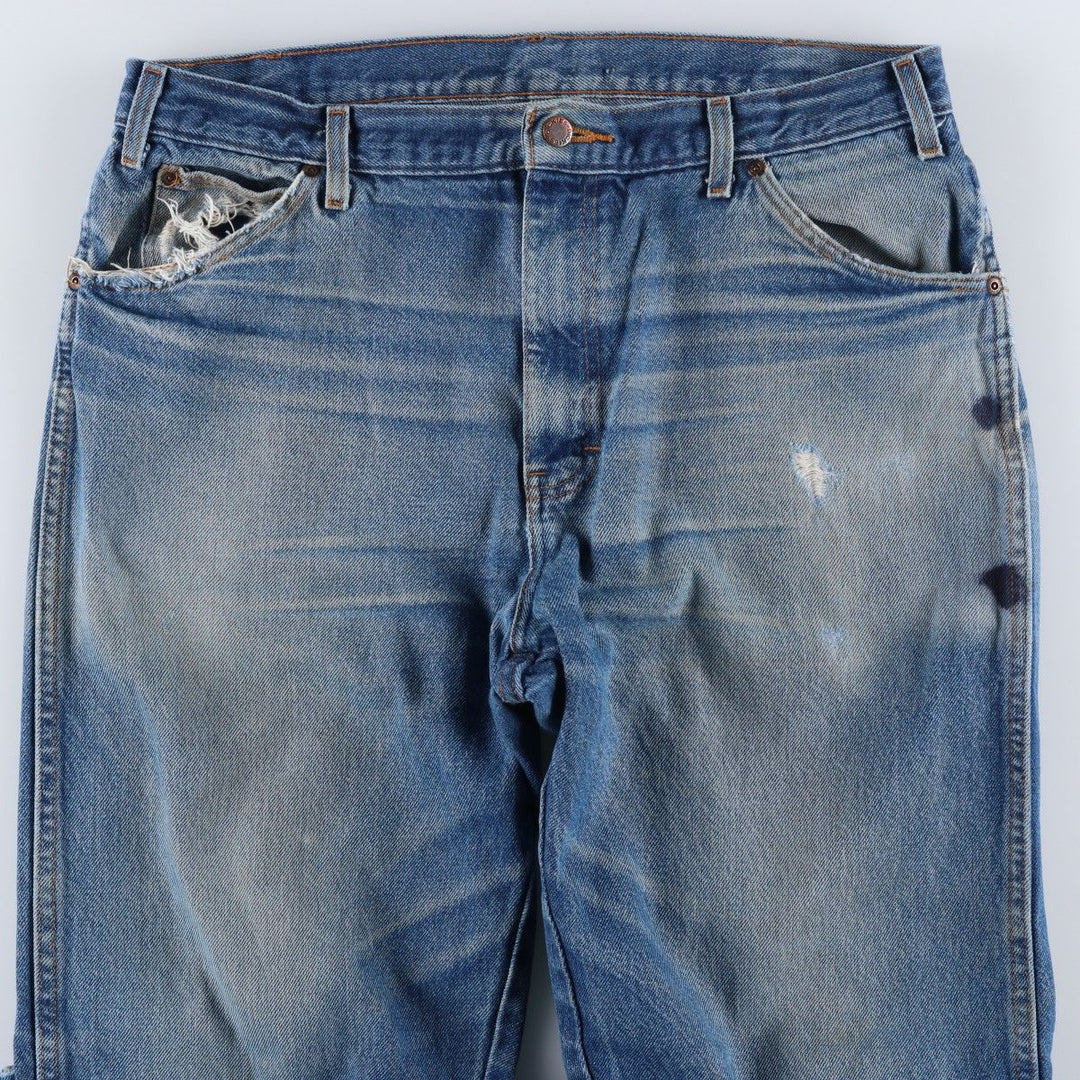Dickies Men's Straight Denim Pants, Size W36 cotton blue type Vintage Second Hand
