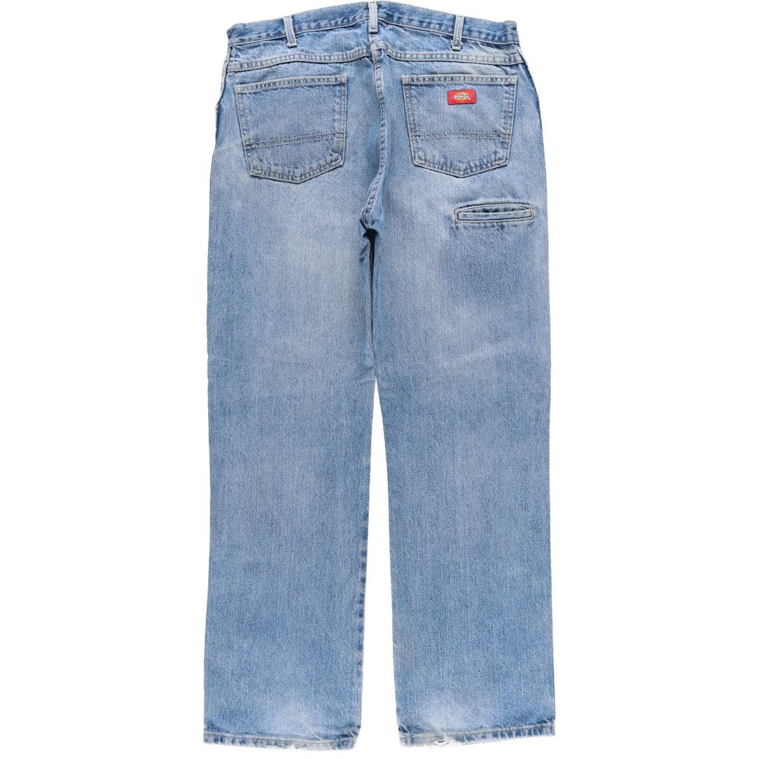 Dickies Regular Straight Denim Pants, Men's, Size 36 cotton blue type Vintage Second Hand