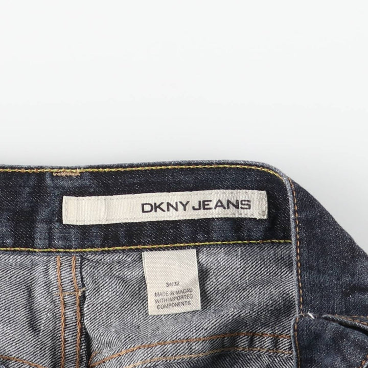 Donna Karan New York DKNY Men's Straight Denim Pants (Size W36) cotton blue type Vintage Second Hand