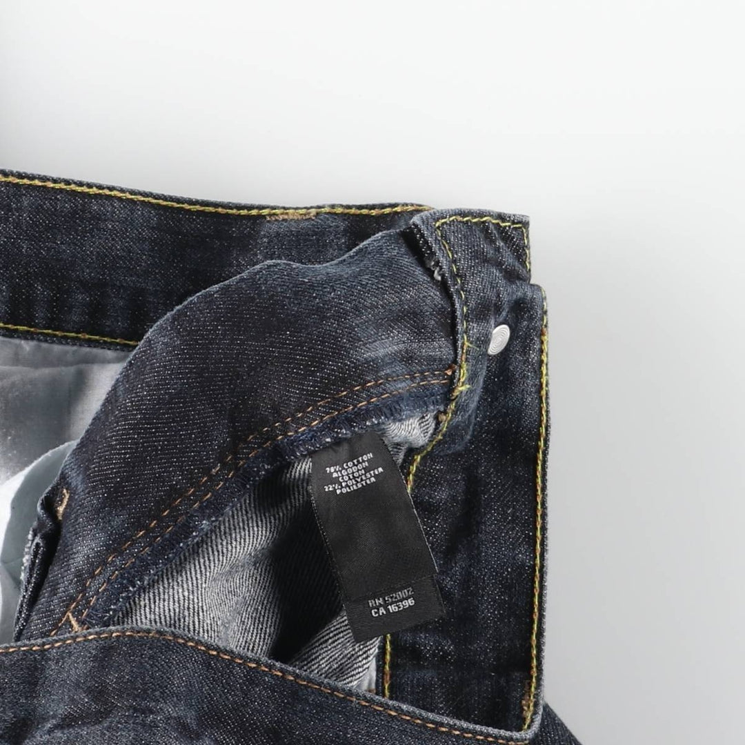Donna Karan New York DKNY Men's Straight Denim Pants (Size W36) cotton blue type Vintage Second Hand
