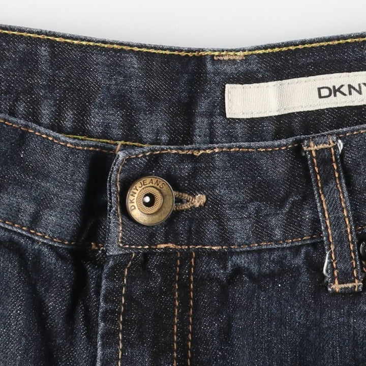 Donna Karan New York DKNY Men's Straight Denim Pants (Size W36) cotton blue type Vintage Second Hand